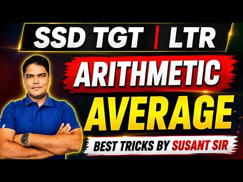 AVERAGE _ ARITHMETIC _ SSD TGT,LTR 2026 #ssd #ltr #arithmetic #maths