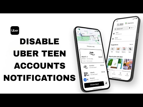 How To Disable Uber Teen Accounts Notifications On Uber App | Step By Step