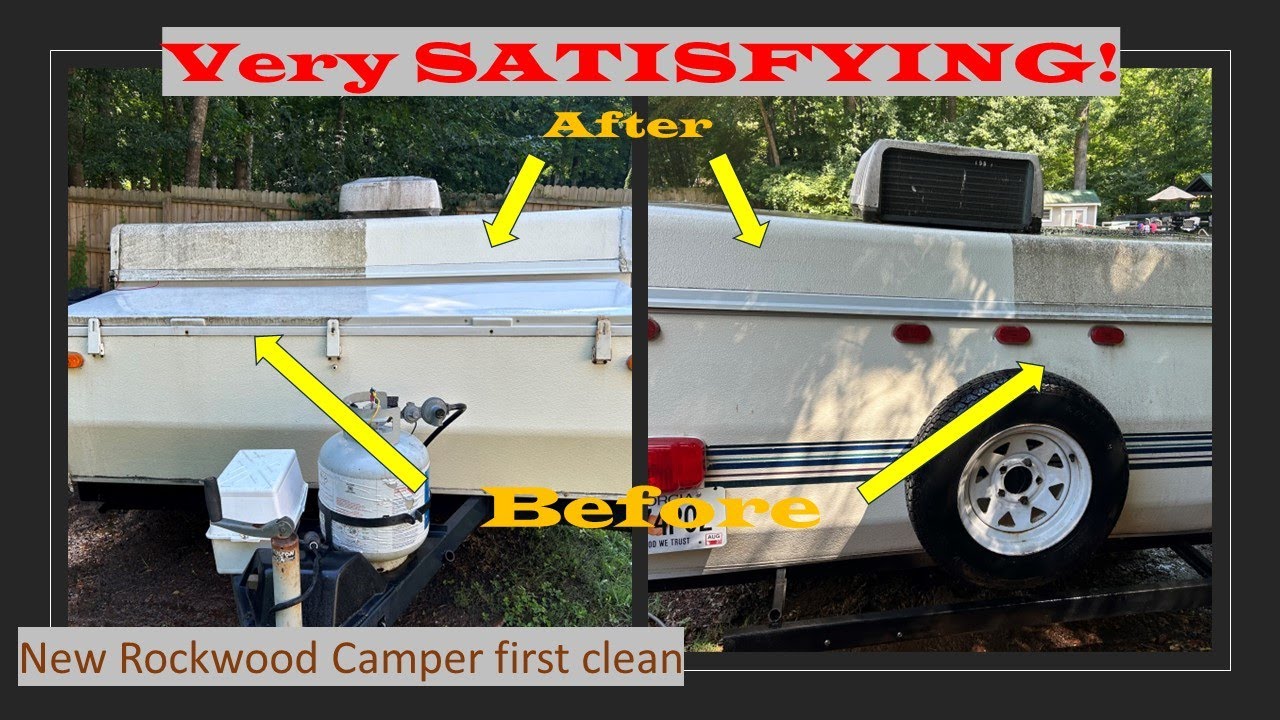 Popup Camper Restoration 1 Reviving a 2000 Rockwood TimeLapse