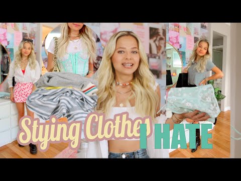 Styling Clothes I Hate for a Week | Ella Elbells