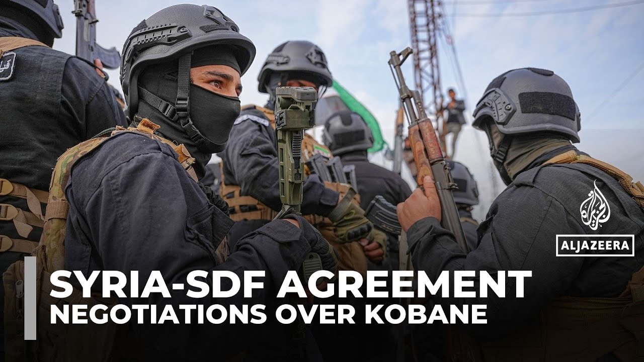 Syrian army negotiating entry into Kobane, last Kurdish‑led SDF Stronghold