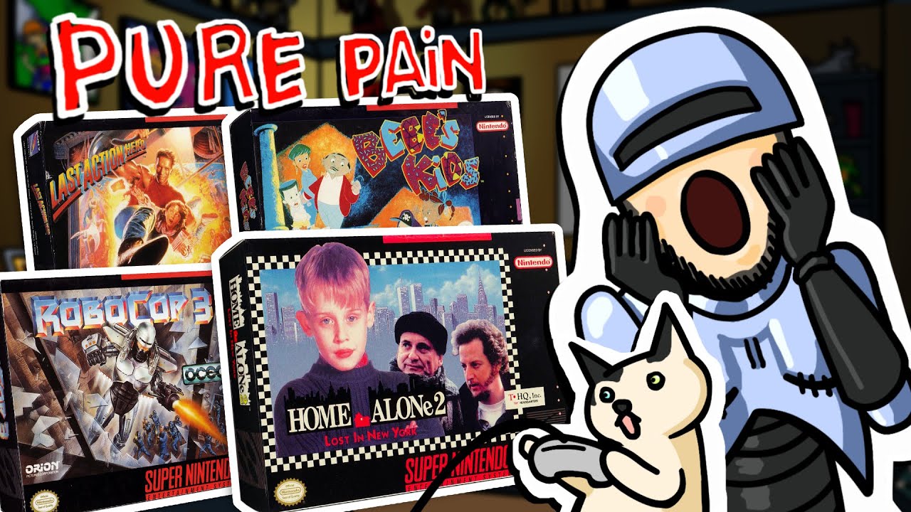 SNES Movie Games SO BAD They Should Be Illegal