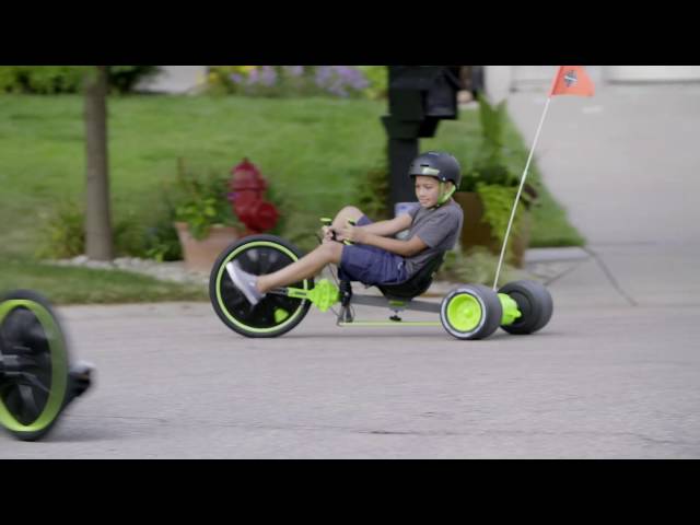 20-inch Green Machine Drift Trike