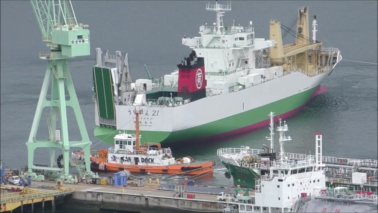 高速RORO型貨物船「うりずん21」離岸令和8年6月8日- YouTube