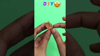 DIY mini paper basket 🤩 #shorts #youtubeshorts #shortvideo