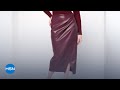 Mark &amp; James by Badgley Mischka Huda Faux Leather Wrap Skirt - Wine | HSN