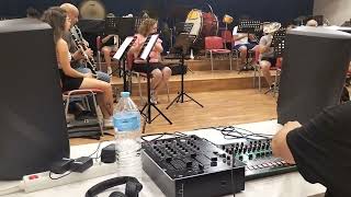 Daytona Team ensayos con la orquesta municipal de pozo estrecho , cartagena Murcia