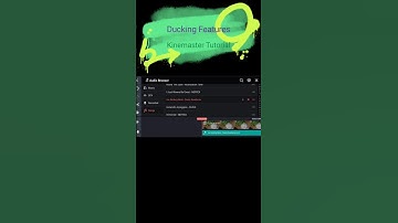 Kinemaster ducking features - How to use ducking features #kinemaster #videoediting #backgroundmusic