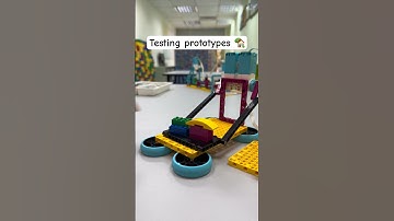 Earthquake testing facility with LEGO SPIKE Prime #lego #robot #educationalgames