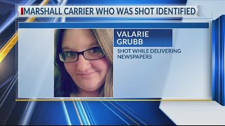 Newspaper carrier who was shot in Marshall identified, GoFundMe account set up for her
