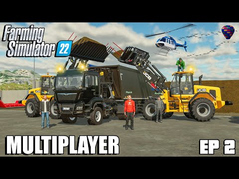 Selling 1.500.000L Of Corn Silage | Community Multiplayer | Farming Simulator 22 | Episode 2