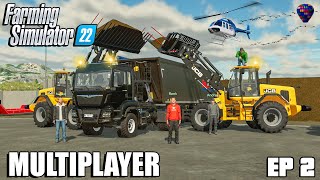 Selling 1.500.000L of CORN SILAGE | Community Multiplayer | Farming Simulator 22 | Episode 2