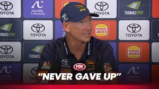 Crows Proud Of The Fight Shown By Weakened Side In Pre-Season Collision With Freo Crows Presser