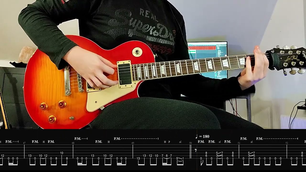 Hourglass - Lamb of God (ON-SCREEN TAB) (ONE-TAKE COVER)