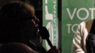 Famous Elizabeth May's post debate speech Wealth