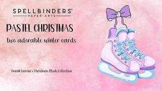 Pastel Christmas Cards That Are TOO CUTE! | Spellbinders Christmas Blush Collection screenshot 5
