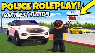 I Became a COP in Southwest Florida! (POLICE ROLEPLAY)