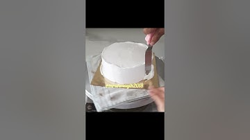 How to get sharp edges #howto #how #sharpedges #cake #howtoget  #happinessishandmade #lovebaking