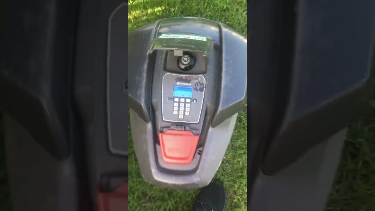Automower 105 alarm test. YouTube