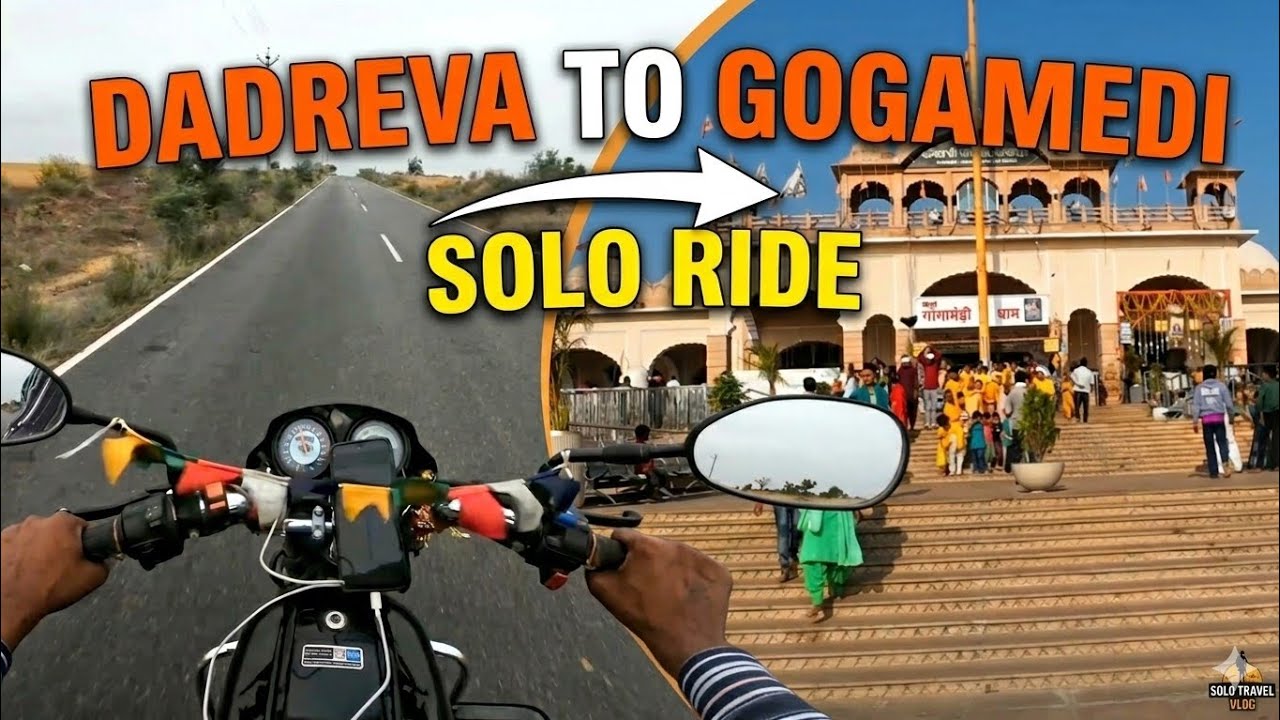 Dadrewa To Gogamedi | Rajasthan Solo Ride On 100 Splendor - YouTube