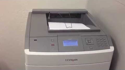 How to determine toner usage rate in a Lexmark T650 series printer. Video from Print. Save. Repeat.®