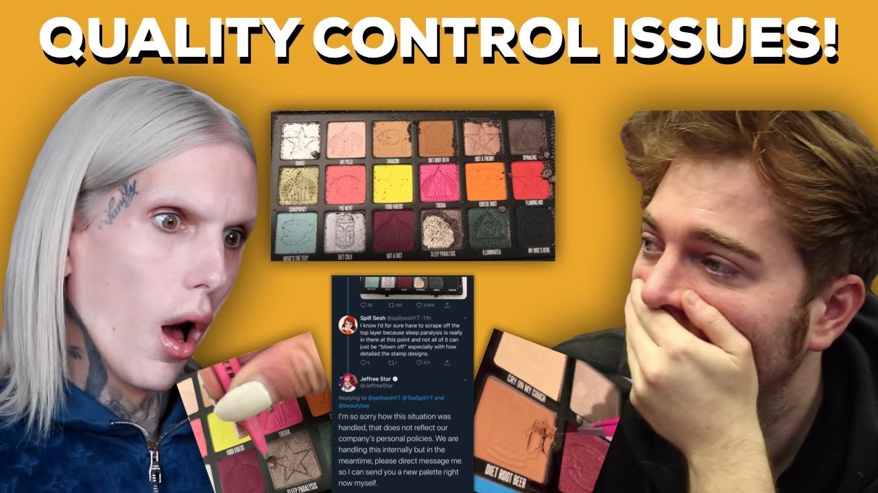 JEFFREE STAR'S & SHANE DAWSON'S CONSPIRACY PALETTES CONTAMINATED