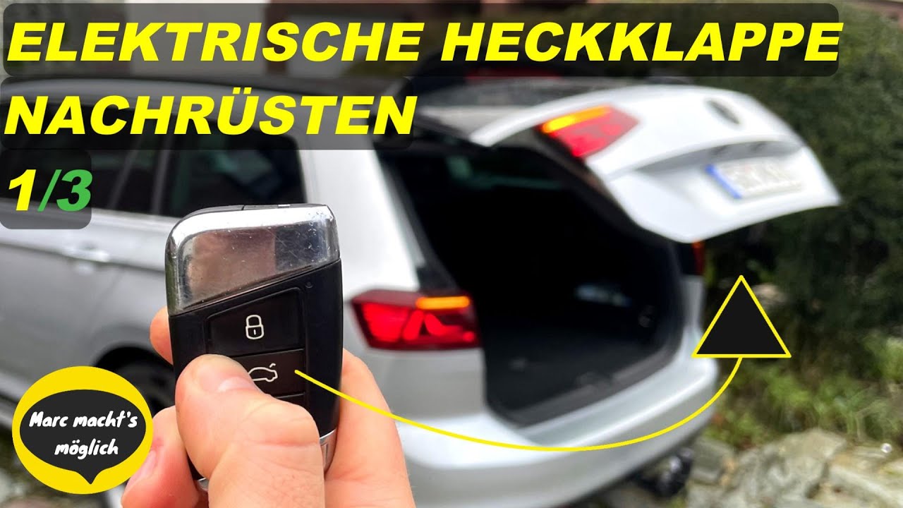 1/3 How to: VW Elektrische Heckklappe nachrüsten  electric tailgate  retrofit Passat B8 3G tutorial 