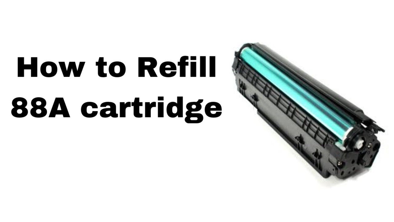  how to Refill 88A cartridgecatridge reffiling 88a 88
