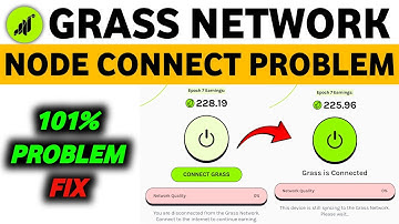 Grass Network Disconnect Problem Solution | Grass Points Not Increased