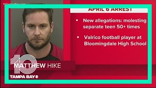 Former Hillsborough football coach accused of molesting teen more than 50 times