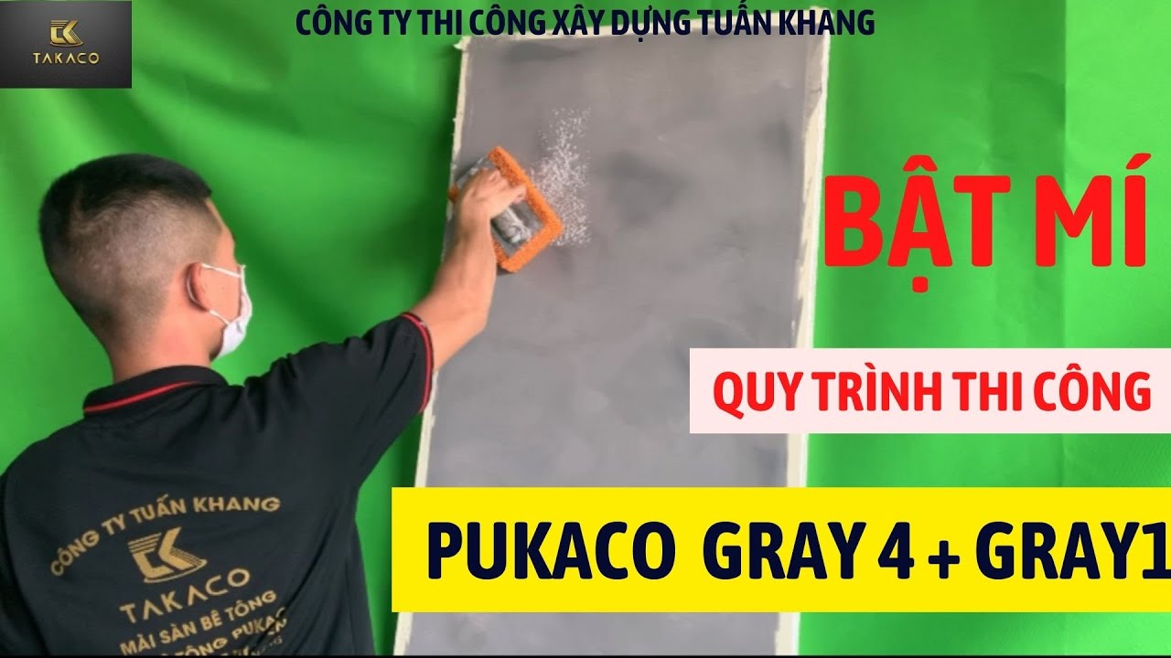 QUY TRÌNH THI CÔNG SƠN PUKACO CHUẨN VASARI PLASTER |TUẤN KHANG