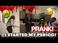 PERIOD PRANK ON OUR BOY FRIENDS ft MOSESLDN & DOUBLEDICE