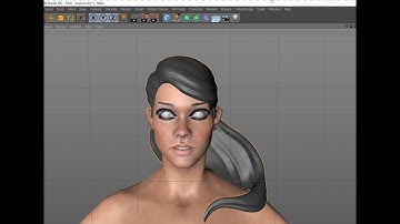 Modeling hair in C4D