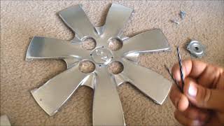 : How to make spinning rims from hubcaps