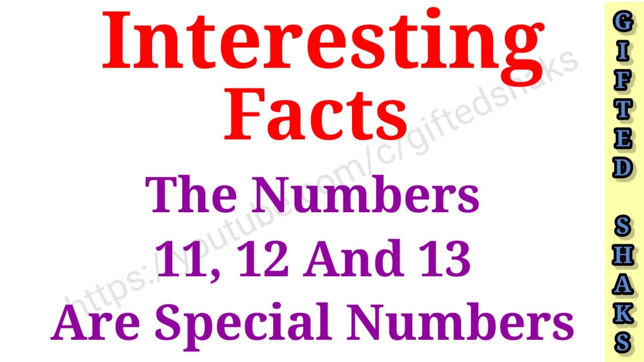 Interesting Facts Of Some Special Numbers| Squaring Special Numbers