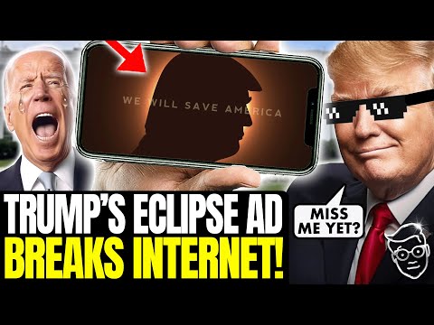 Trump's Hysterical 2024 Eclipse Meme BREAKS Internet, Libs Have Unhinged Hissy-Fit MELT-DOWN 🤣