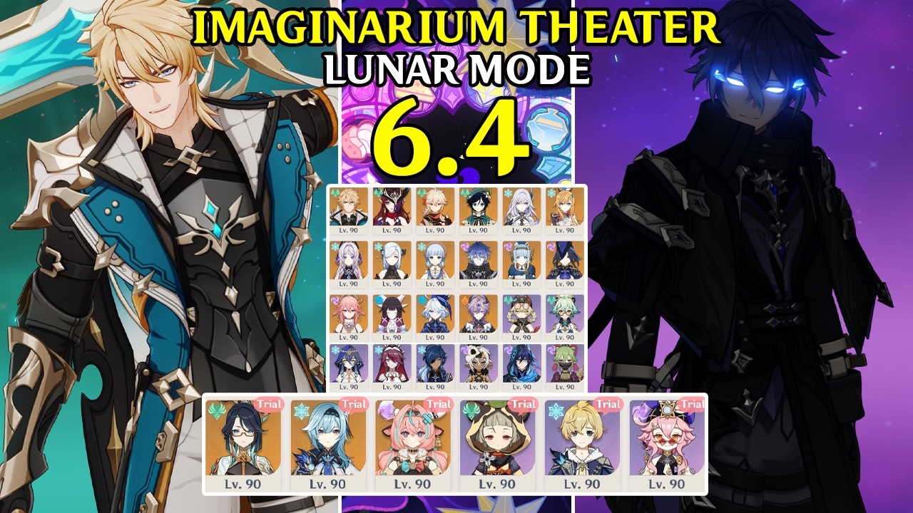 Imaginarium Theater 6.4 - Luna 5 | IT Lunar Mode Genshin Impact - F2P Weapon【原神】
