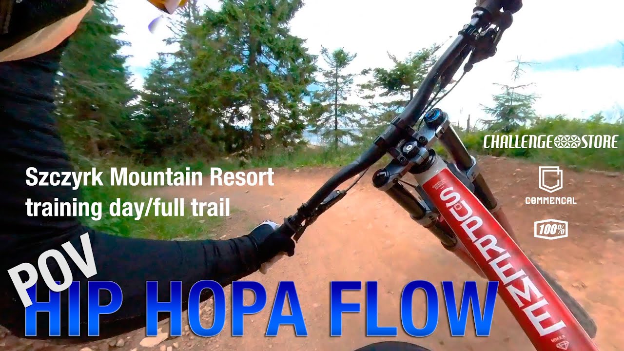 Hip Hopa Flow POV Ca a Trasa Enduro Trails Szczyrk Insta 360 X2 