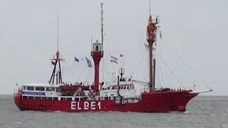 Shipspotting Feuerschiff Elbe1 auf dem Weg zum 825. Hamburger Hafengeburtstag