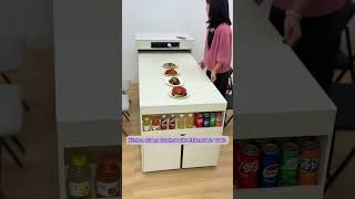 Kitchen Island Cabinet with Extendable Table