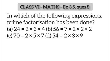 Q 8 - Ex 3.5 - Playing with Numbers - Chapter 3- Class 6th NCERT Maths | Class 6 maths ex 3.5 ques 8