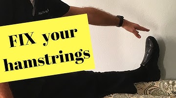 How to FIX Tight HAMSTRINGS (Hint: Static Stretching does NOT work)