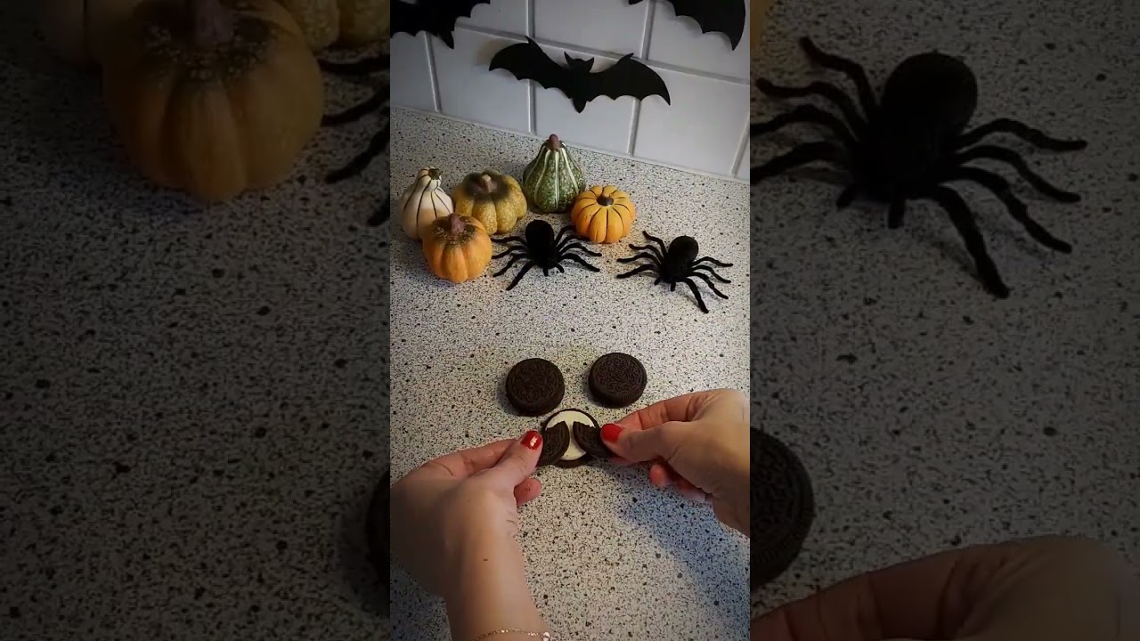 Halloween vampire cookies made easy🦇🎃 