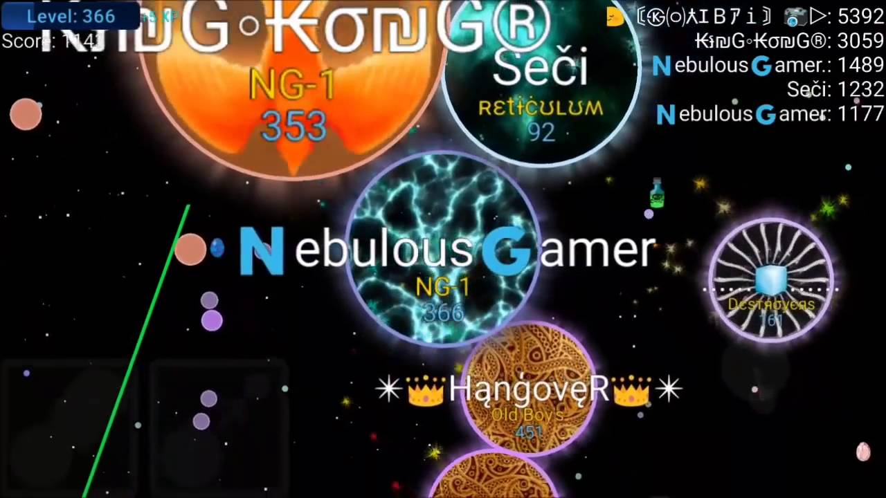 Nebulous   NEW GAME MODE MAYHEM GAMEPLAY #1 TEAM agar io alternative