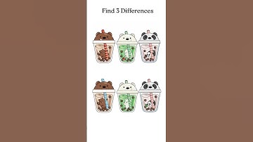 Can You Spot 3 Differences In 10 Seconds?🔍| Fun Challenge #spotthedifference #findthedifference