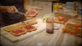 ASMR - Packing Lunch Bags / Making Sandwiches - Softly Spoken