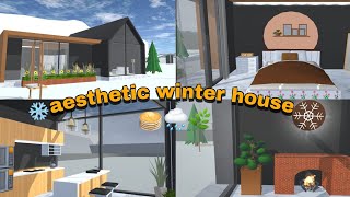 [Bagi-Bagi Id]aesthetic winter house?️ Sakura School Simulator