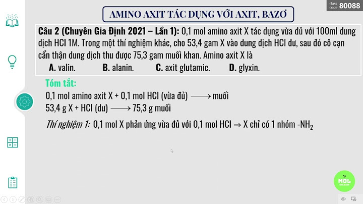 Bài tập về amino axit tác dụng với naoh năm 2024