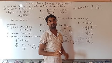 MTE-01(Calculus) Question 3 Solved Assignment 2024 || IGNOU Solved Assignment 2024