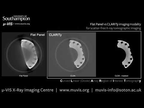 Scatter-free X-ray tomography at μ-VIS X-Ray Imaging Centre; University of Southampton